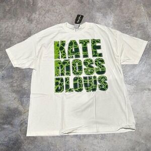 Vintage Y2K RARE Rogue Status "Kate Moss Blows" T-Shirt NWT - Size XXL
